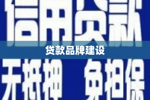 长泰贷款品牌建设