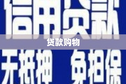 光山贷款购物
