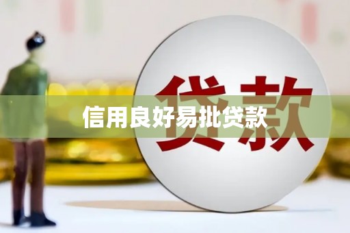 丰县信用良好易批贷款