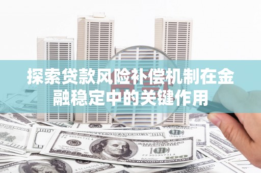 永靖探索贷款风险补偿机制在金融稳定中的关键作用