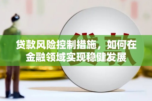天峨贷款风险控制措施，如何在金融领域实现稳健发展