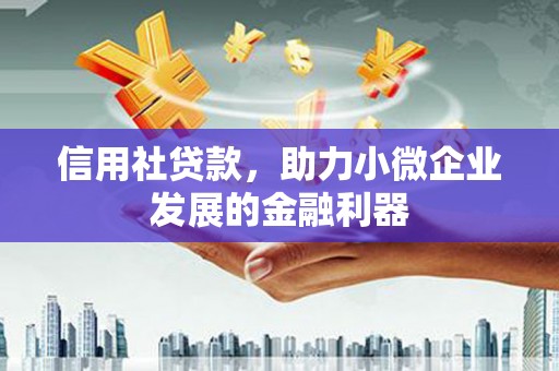 林西信用社贷款，助力小微企业发展的金融利器