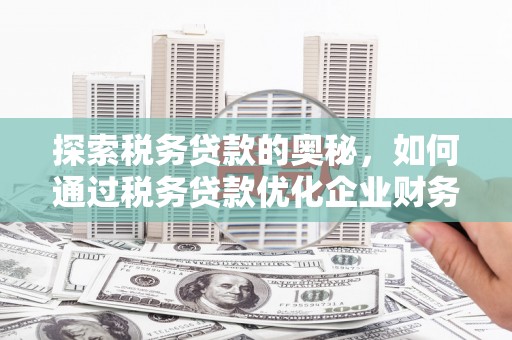 西青探索税务贷款的奥秘，如何通过税务贷款优化企业财务