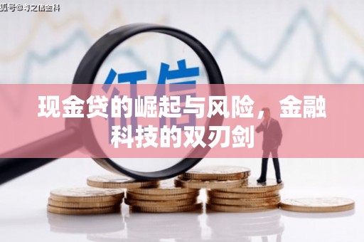 革吉现金贷的崛起与风险，金融科技的双刃剑