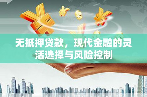 璧山无抵押贷款，现代金融的灵活选择与风险控制