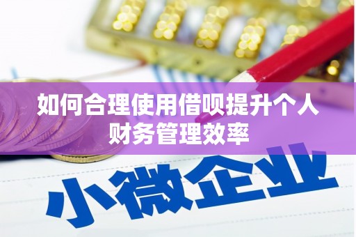 崇左如何合理使用借呗提升个人财务管理效率