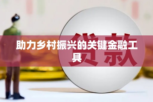 永靖助力乡村振兴的关键金融工具