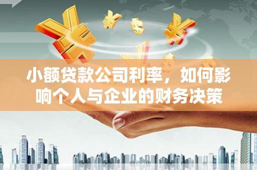 猇亭小额贷款公司利率，如何影响个人与企业的财务决策