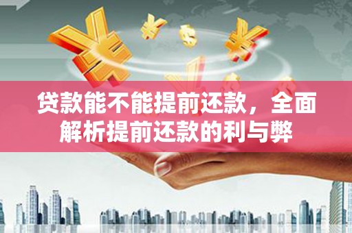 芦溪贷款能不能提前还款，全面解析提前还款的利与弊
