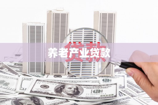 屏南养老产业贷款
