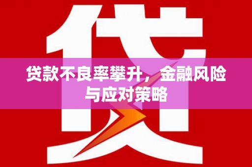 两江新区贷款不良率攀升，金融风险与应对策略